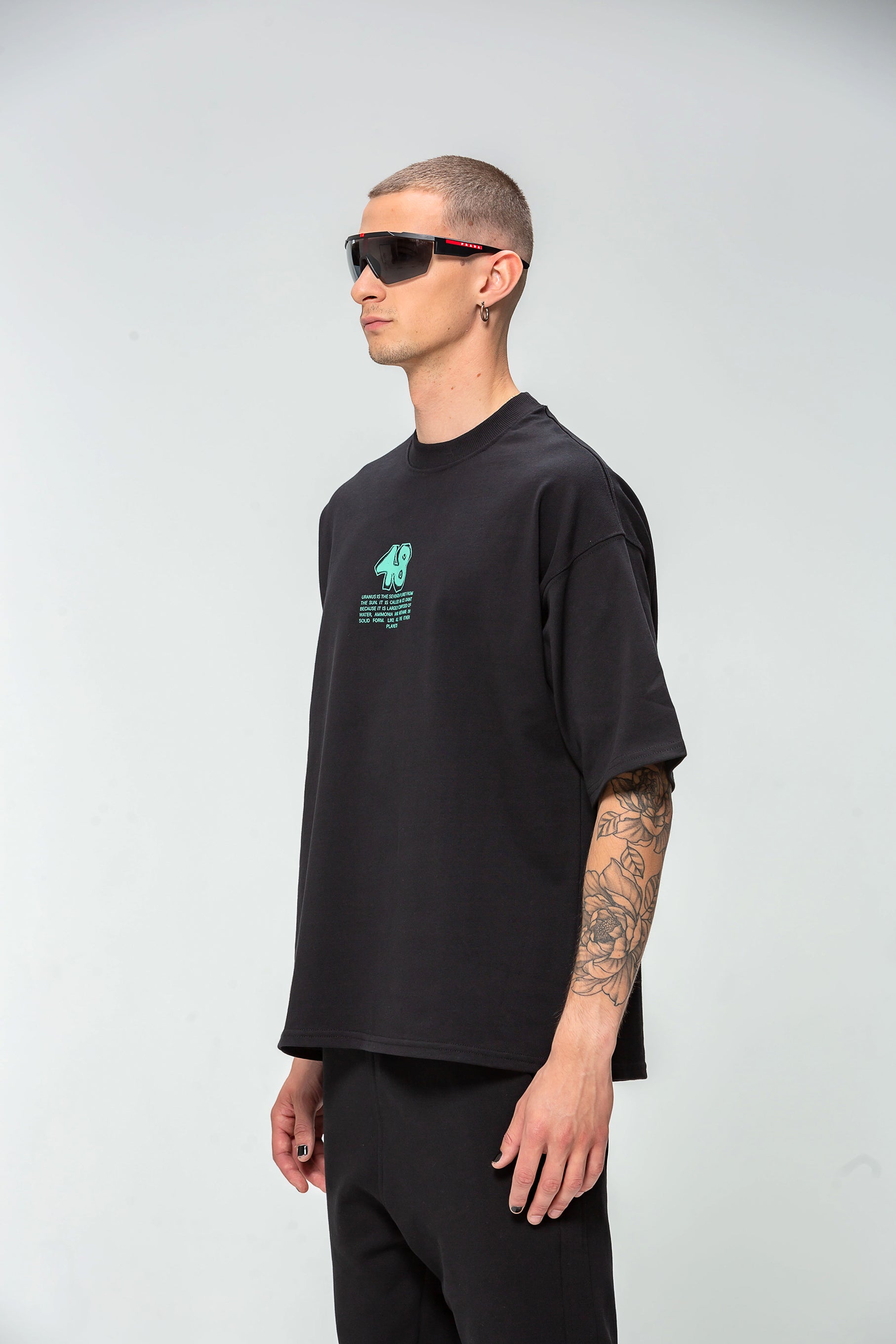 T-shirt Noir This World