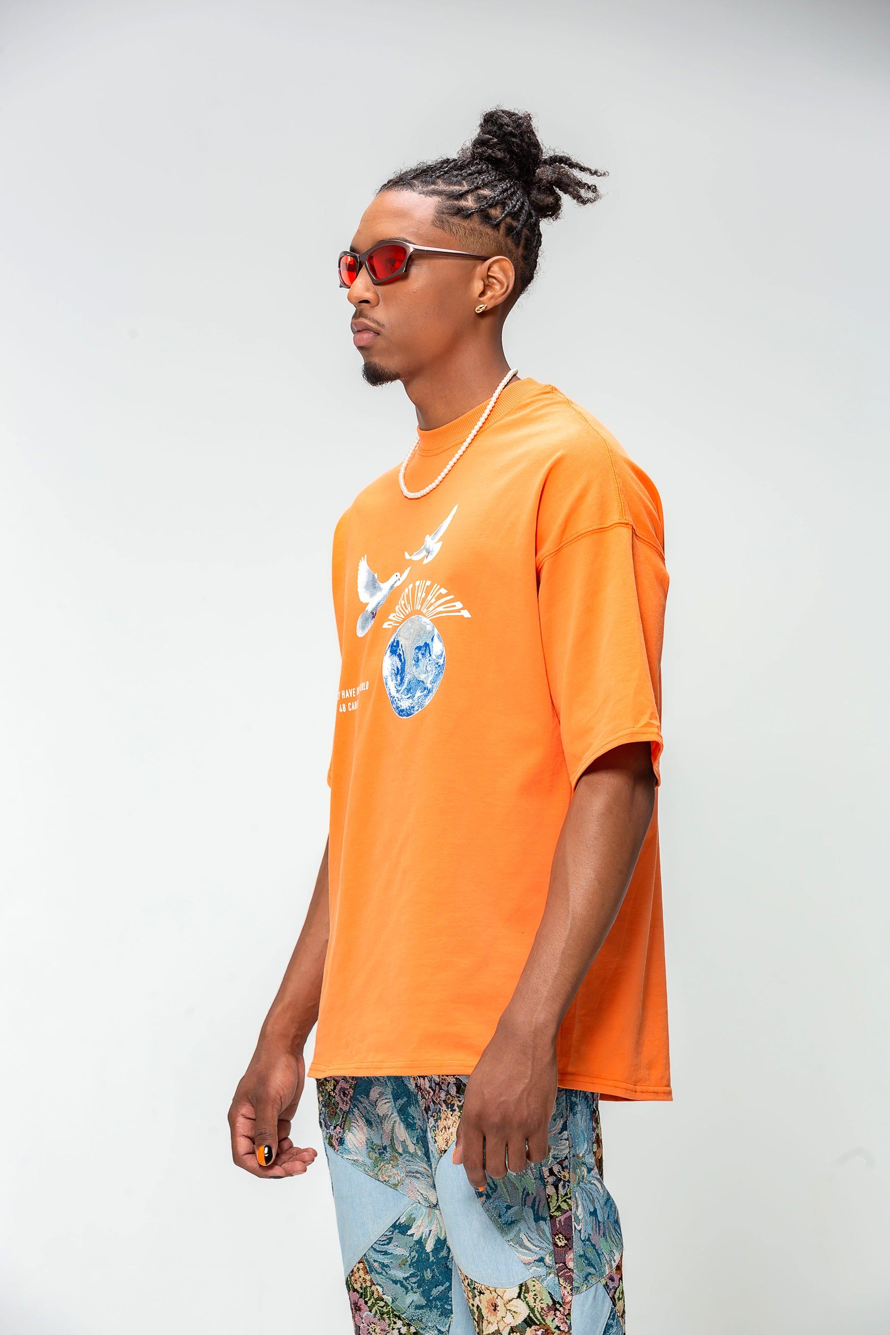 T-shirt Orange Protect The Heart