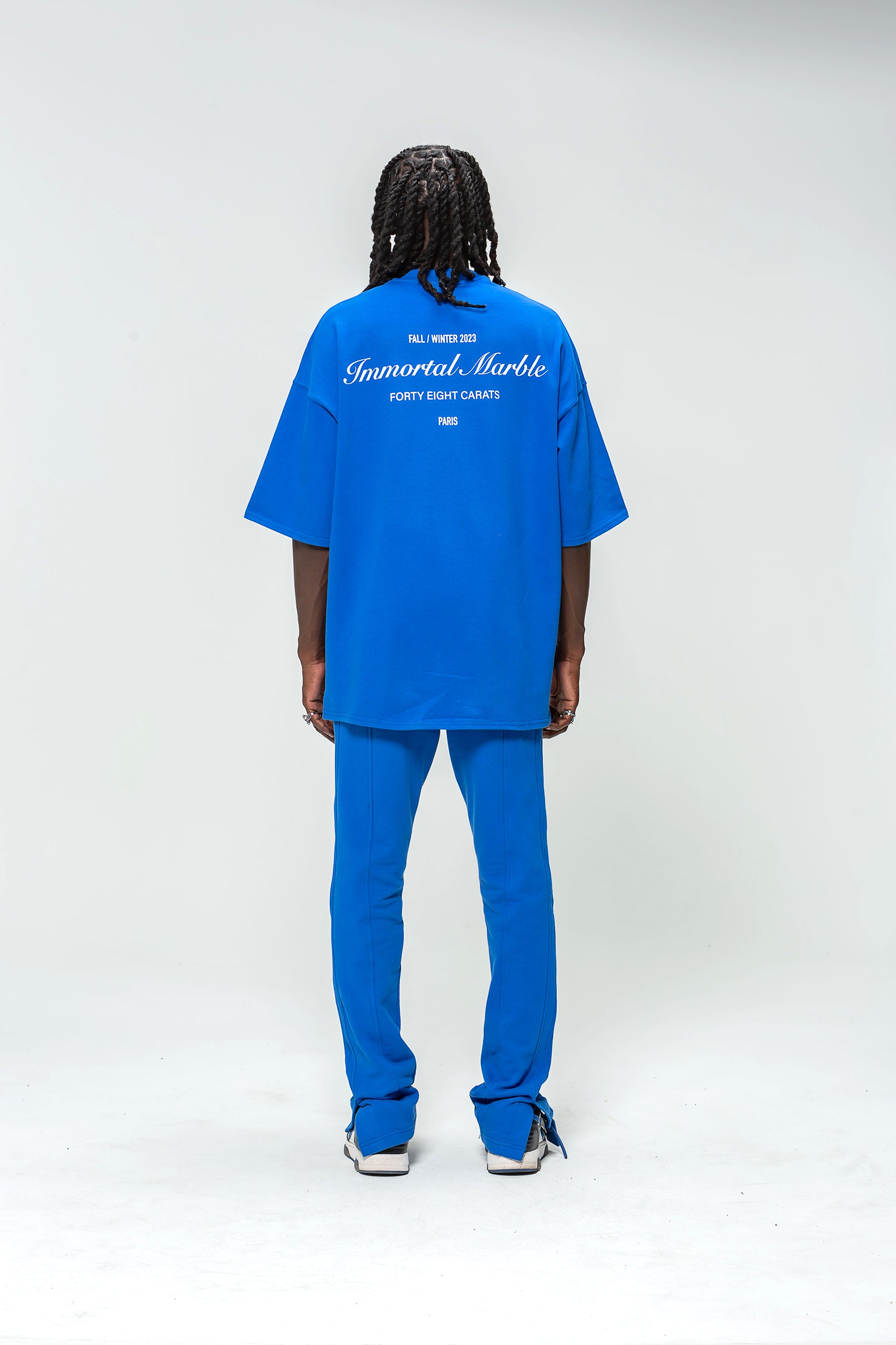 T-shirt Royal Blue Marble