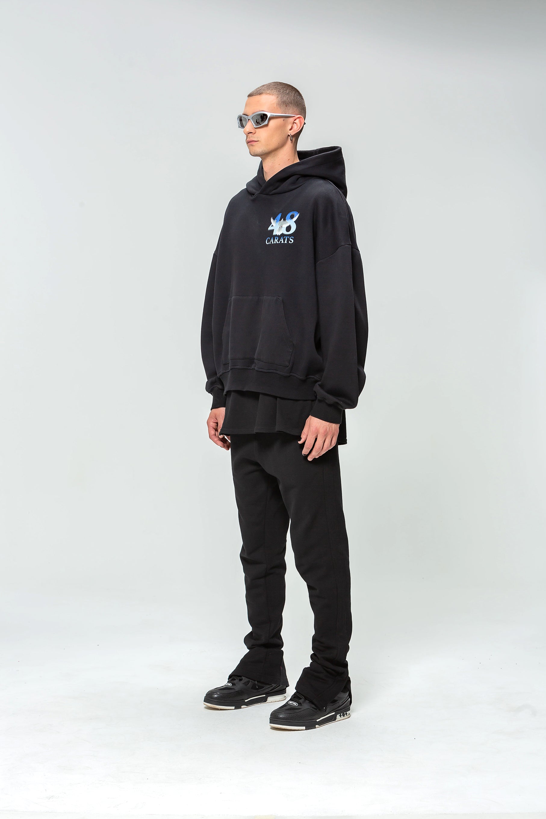 Sweat Capuche Noir Freedom