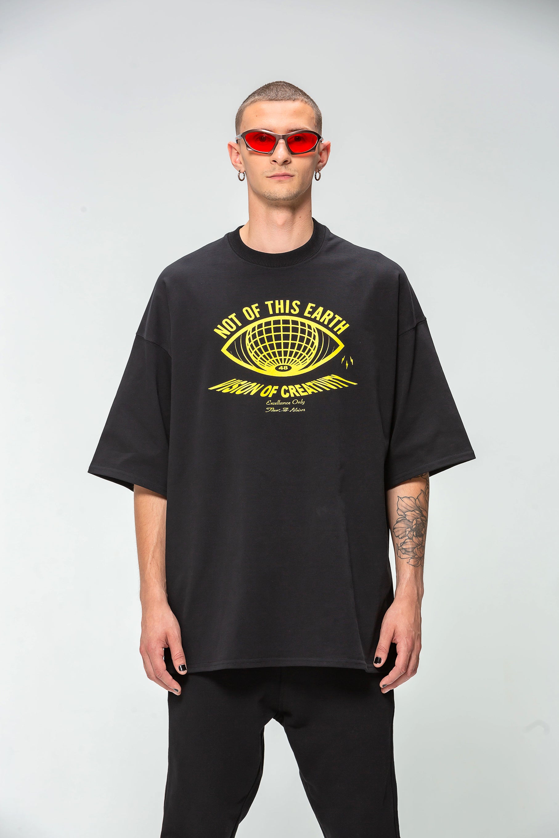 T-shirt Noir Médusa