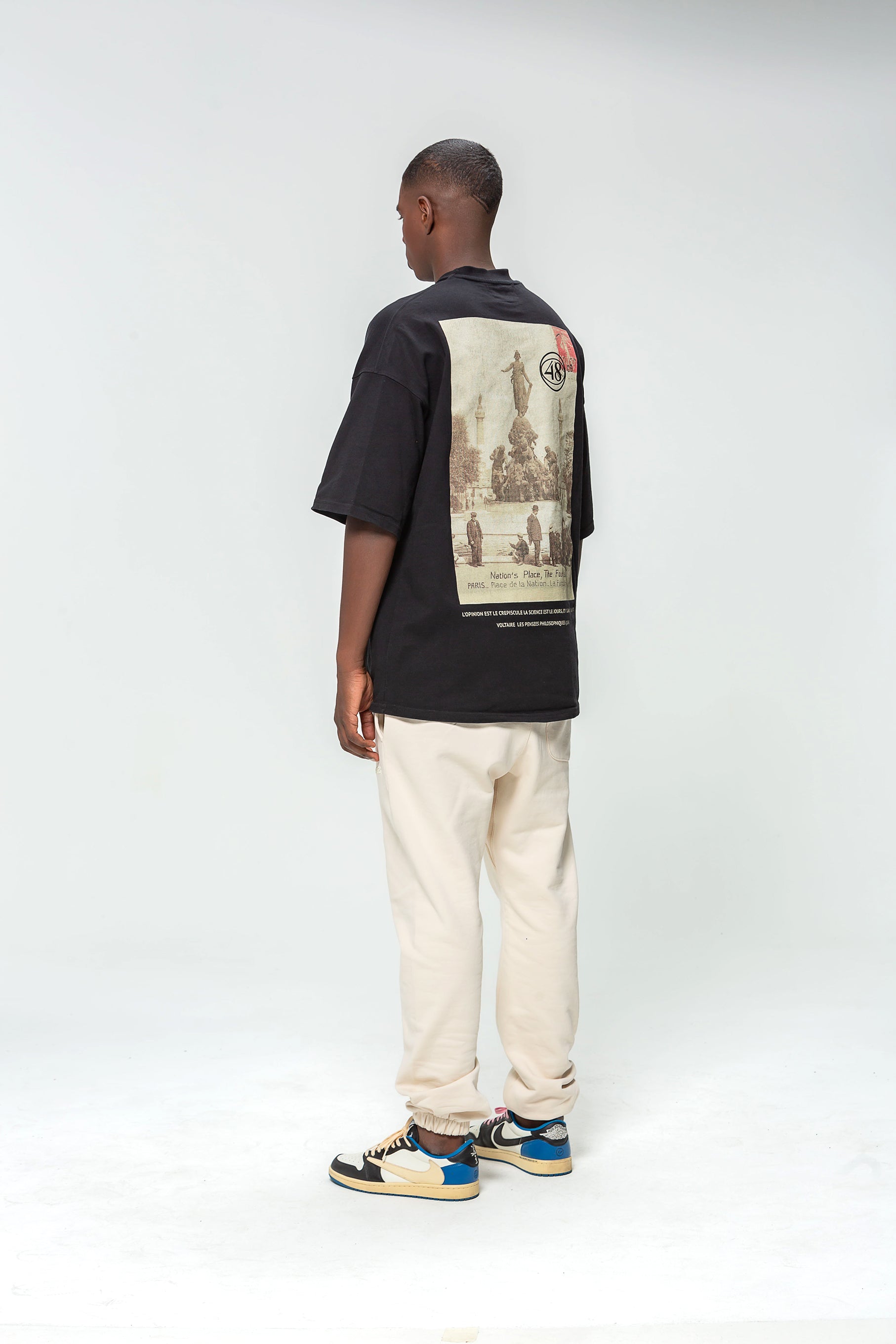 T-shirt Oversize 48 Carats x Le Carré Voltaire Carte postale