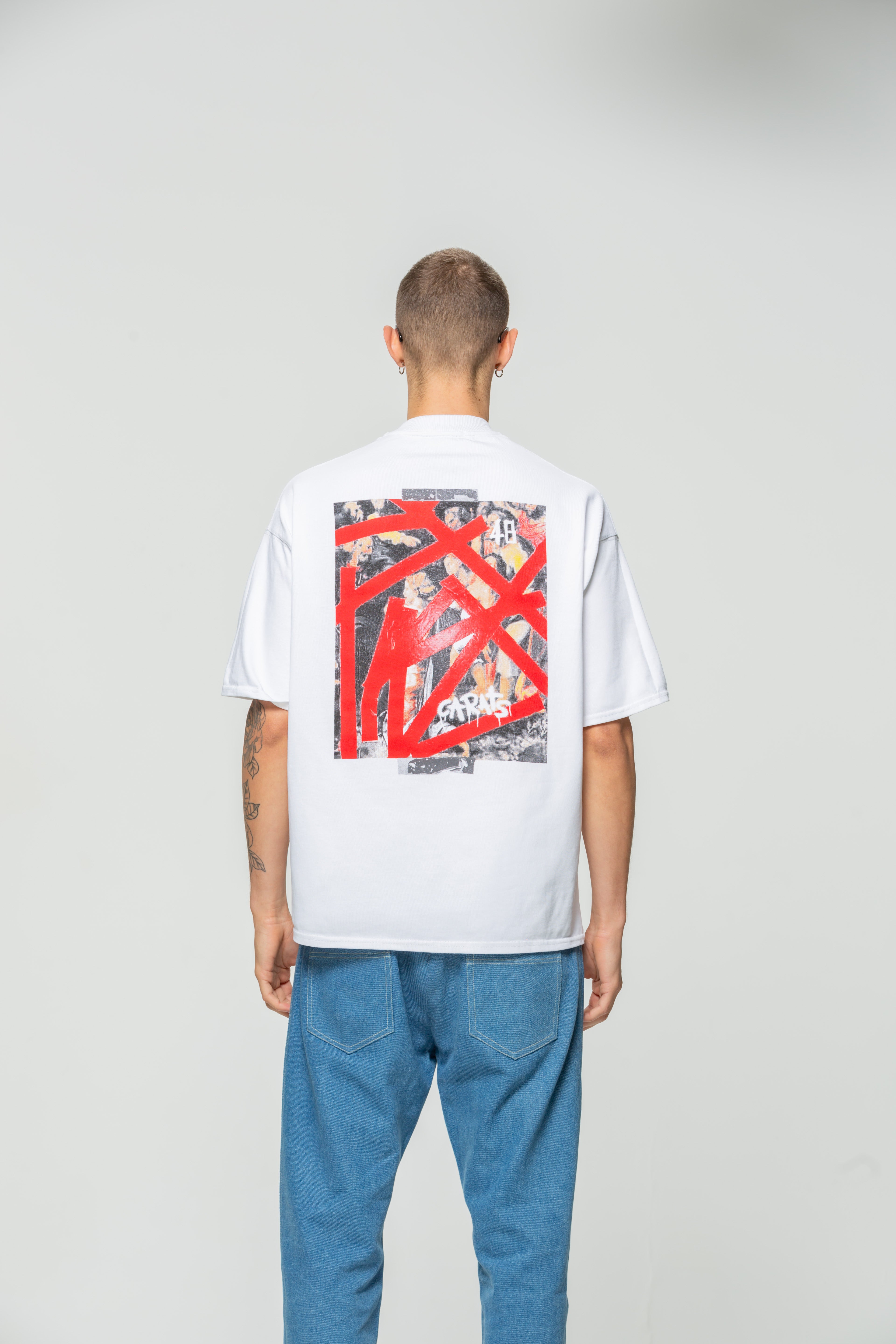T-shirt Blanc Art First