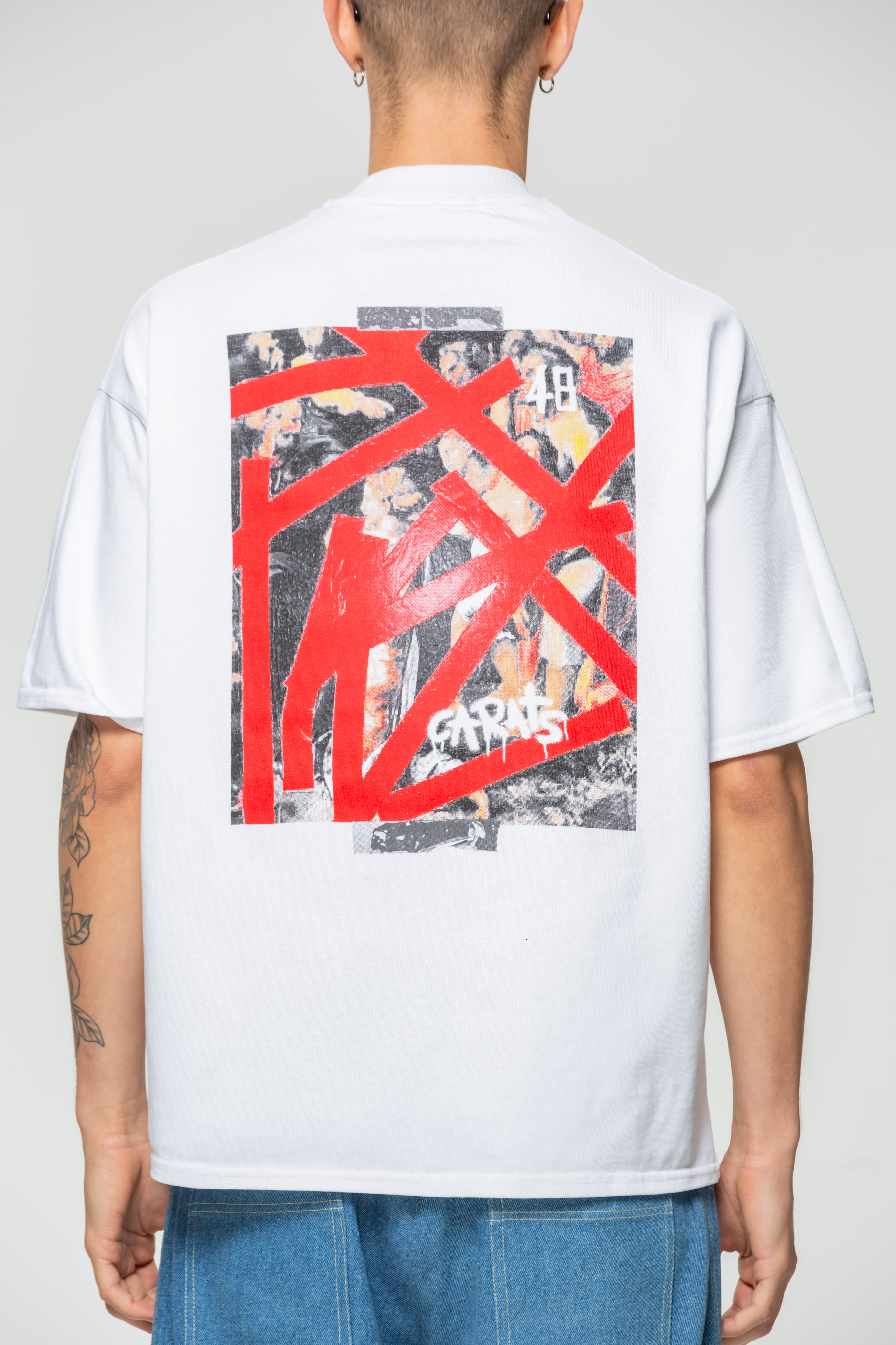 T-shirt Blanc Art First