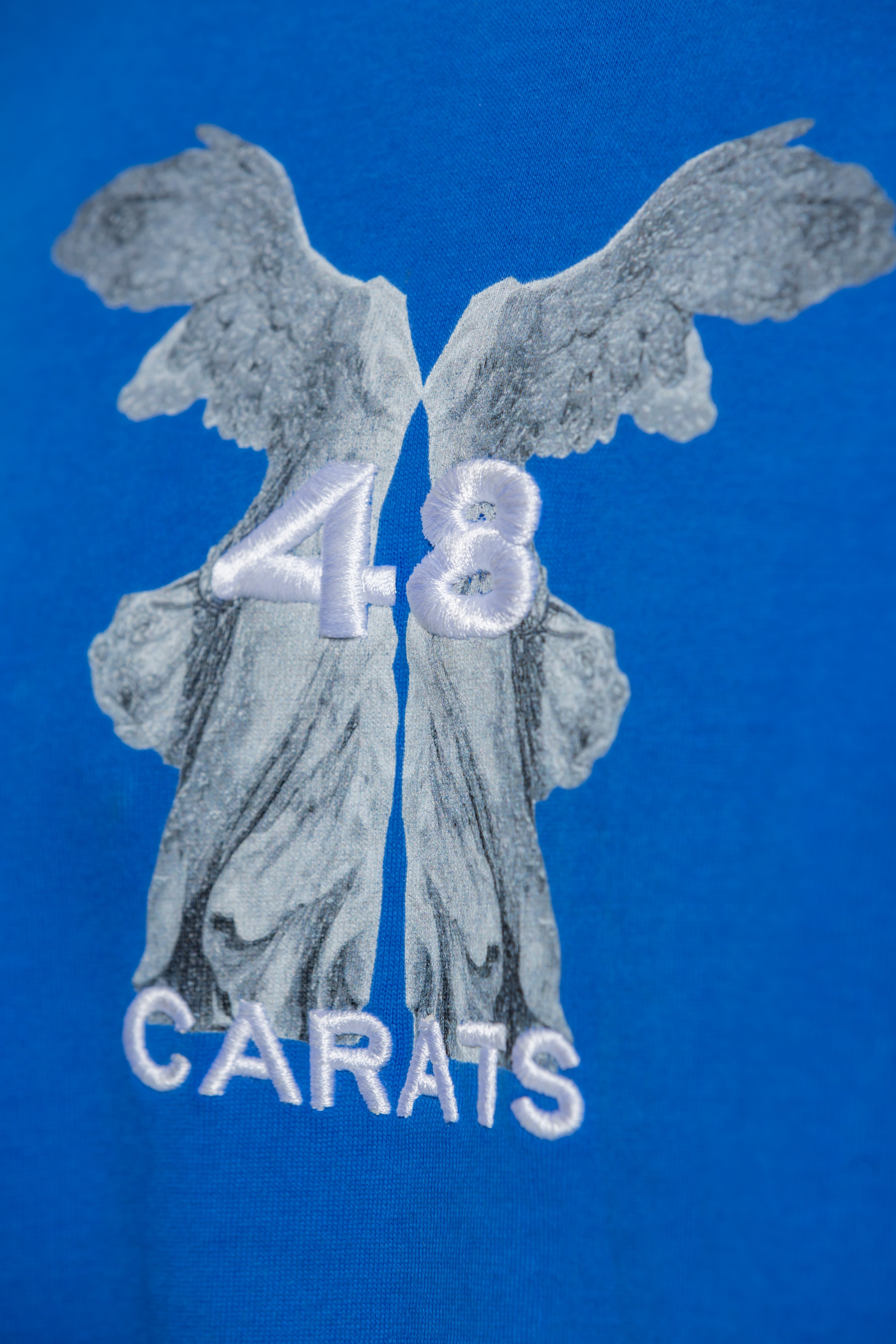 Oversized Royal Blue Marble T-shirt