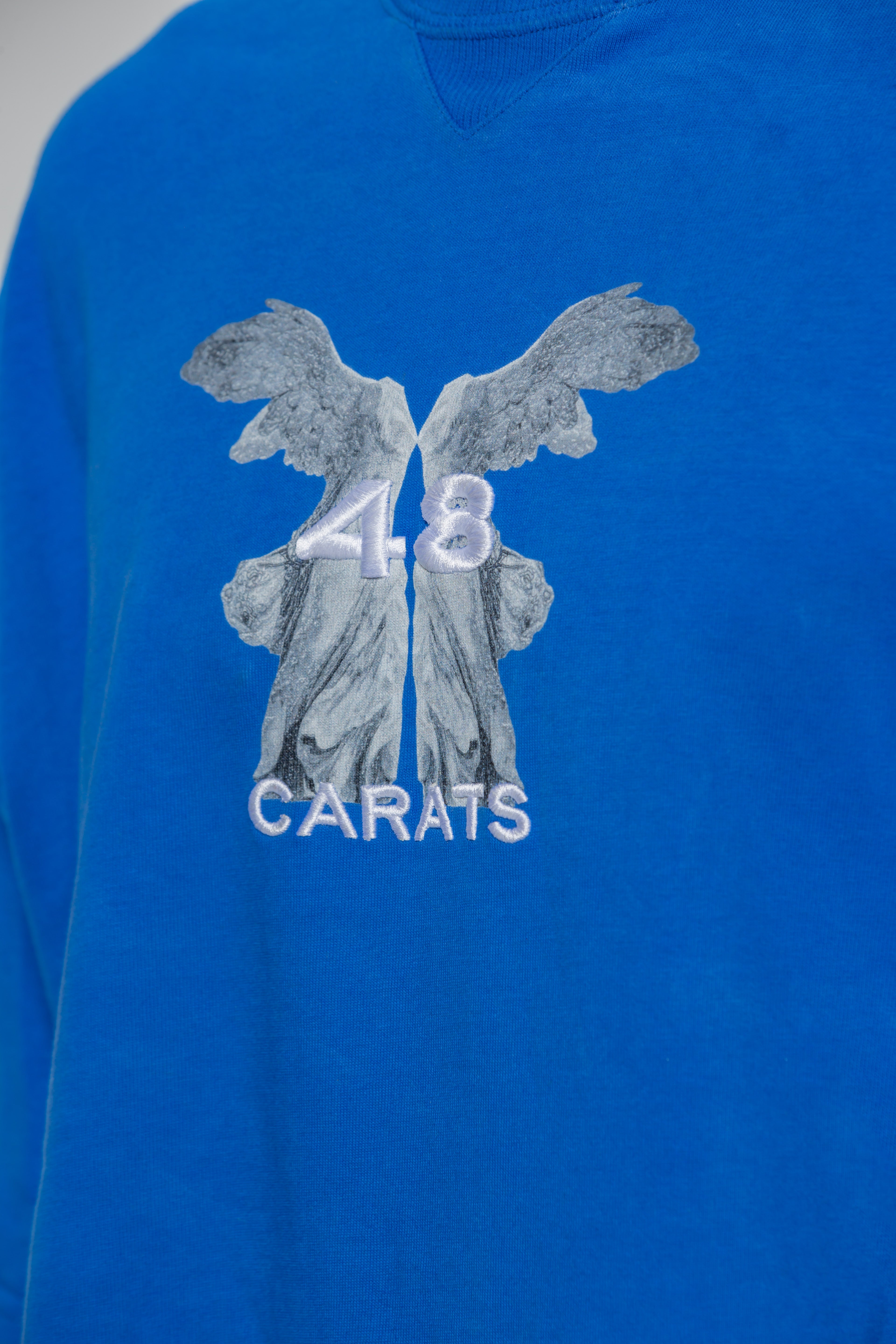 Oversized Royal Blue Marble T-shirt