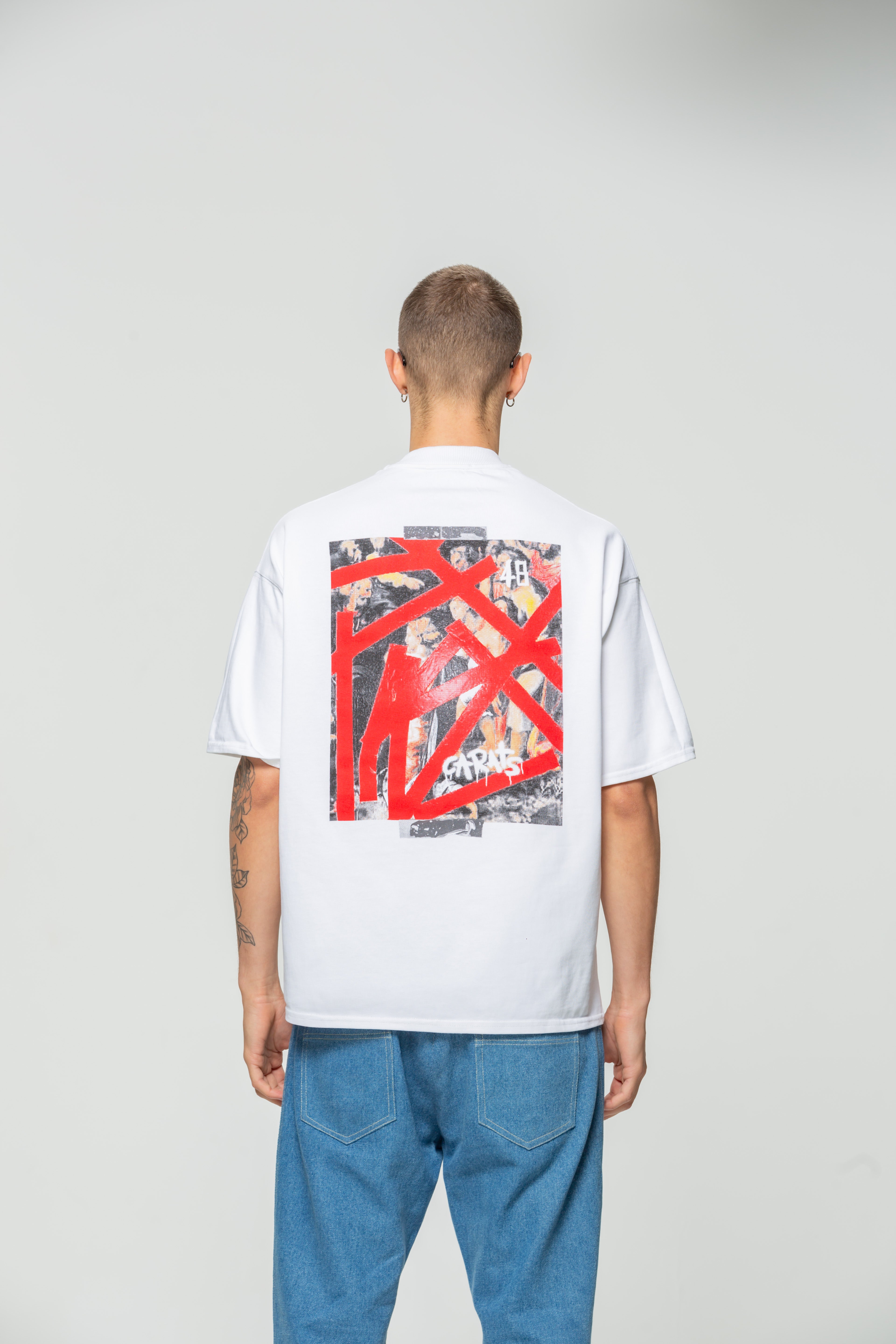 T-shirt Blanc Art First