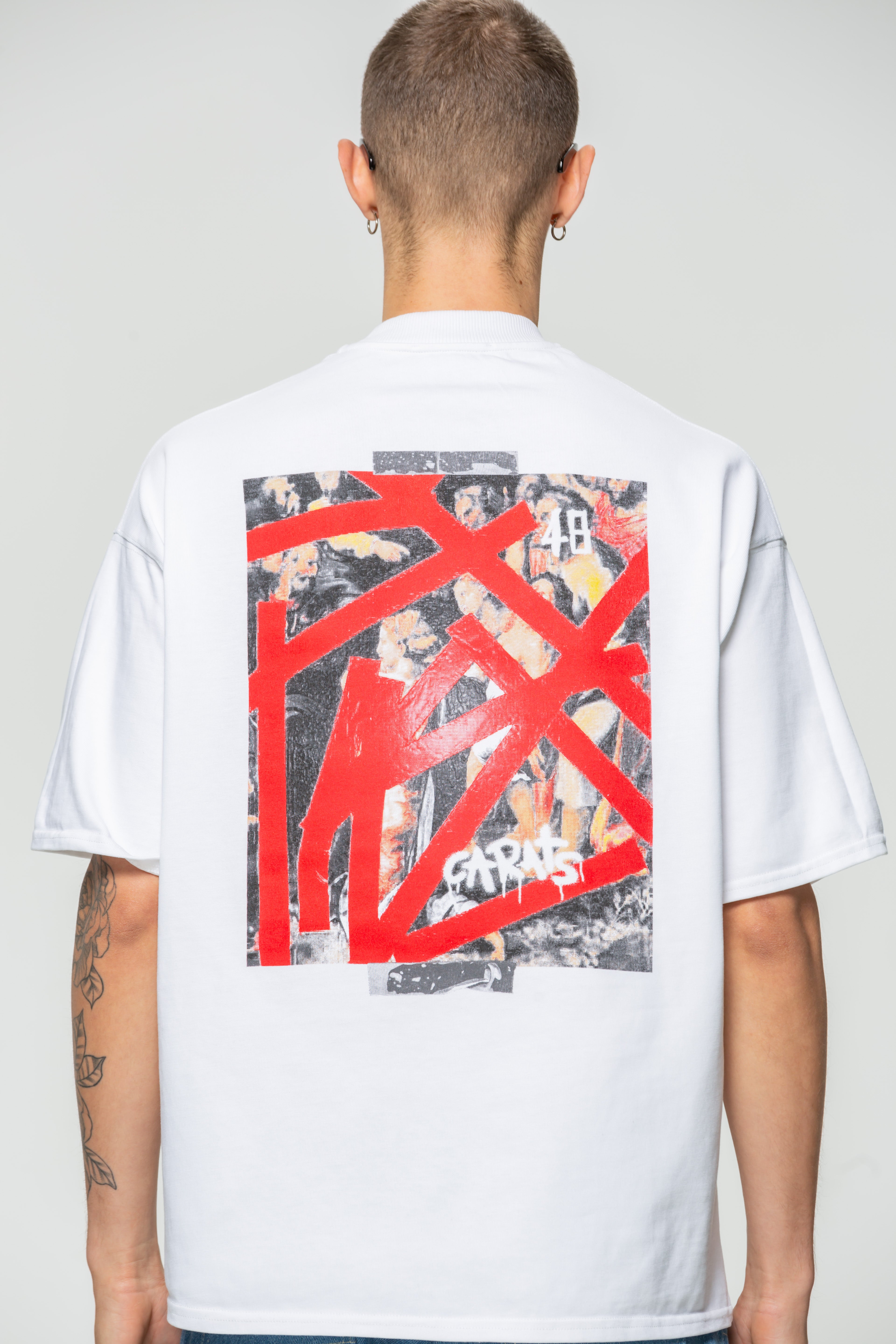 T-shirt Blanc Art First