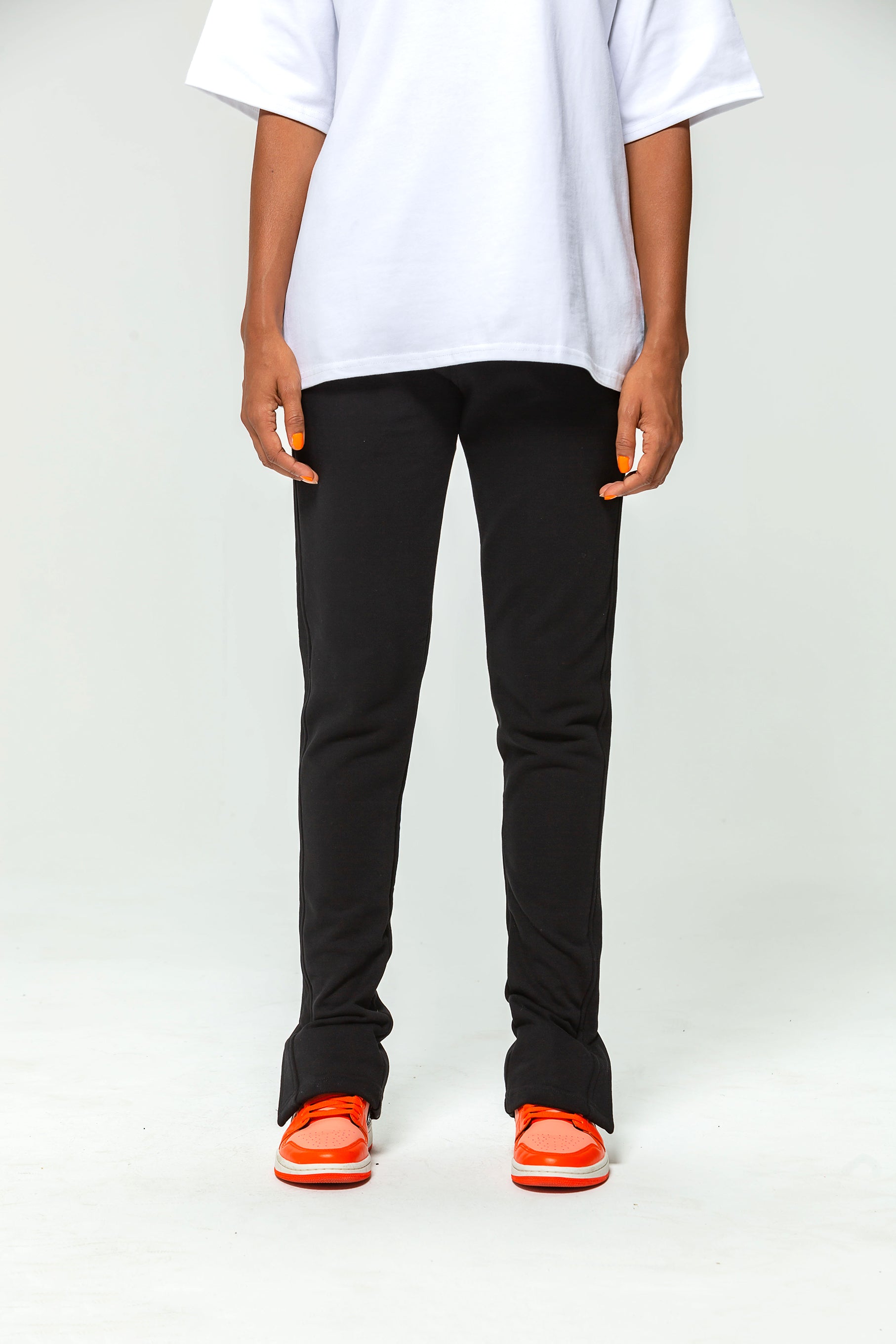 Slot Black Jogging Bottoms