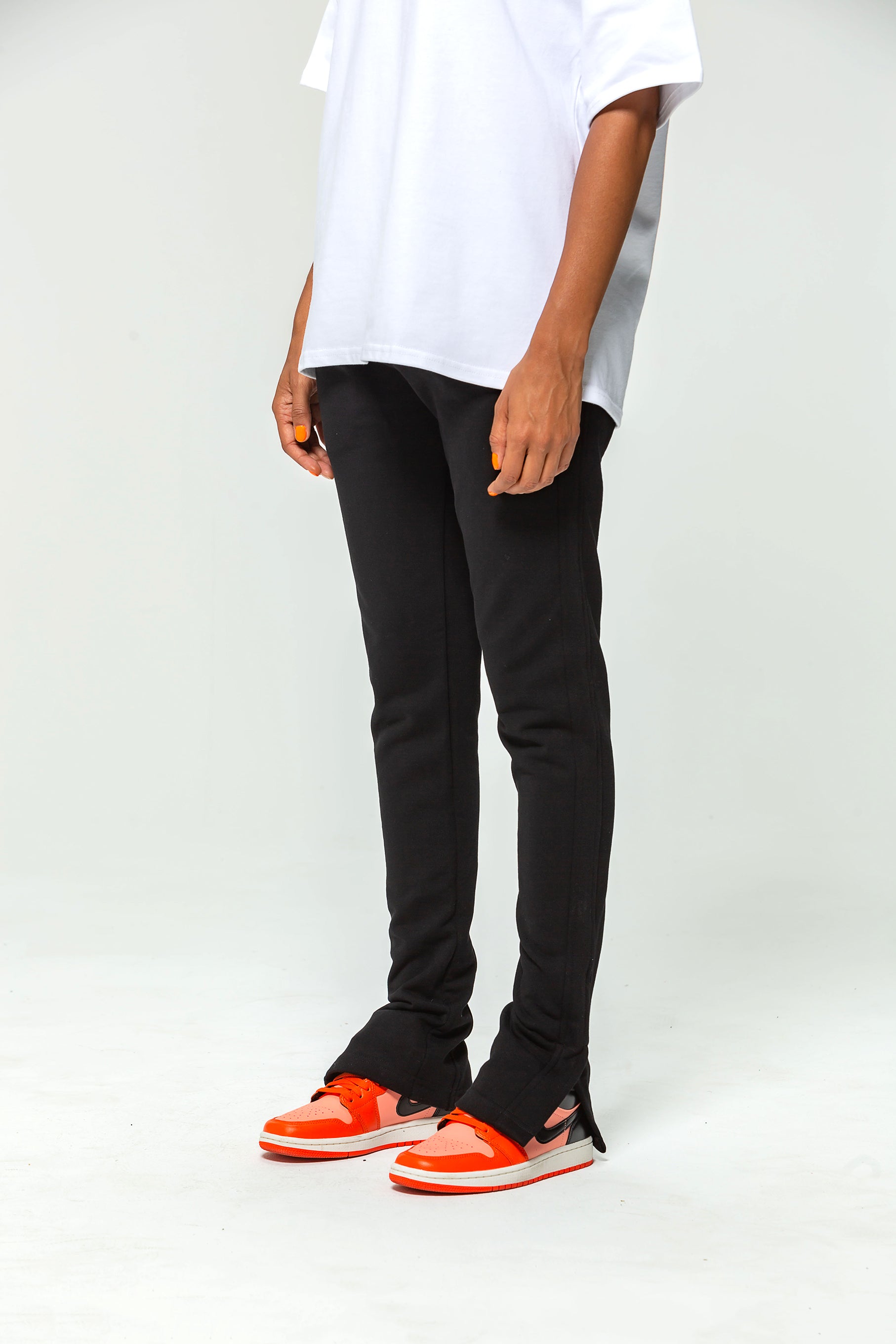 Slot Black Jogging Bottoms