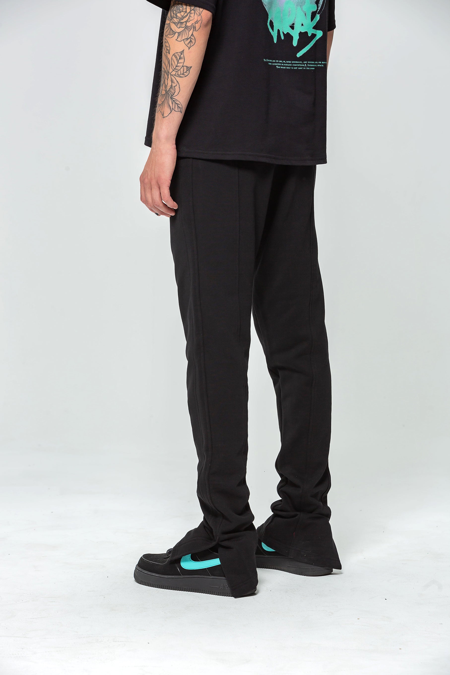 Slot Black Jogging Bottoms