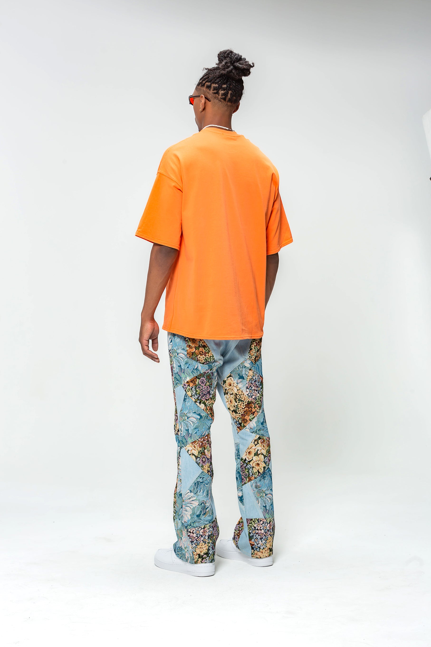 Orange Protect The Heart Oversized T-shirt