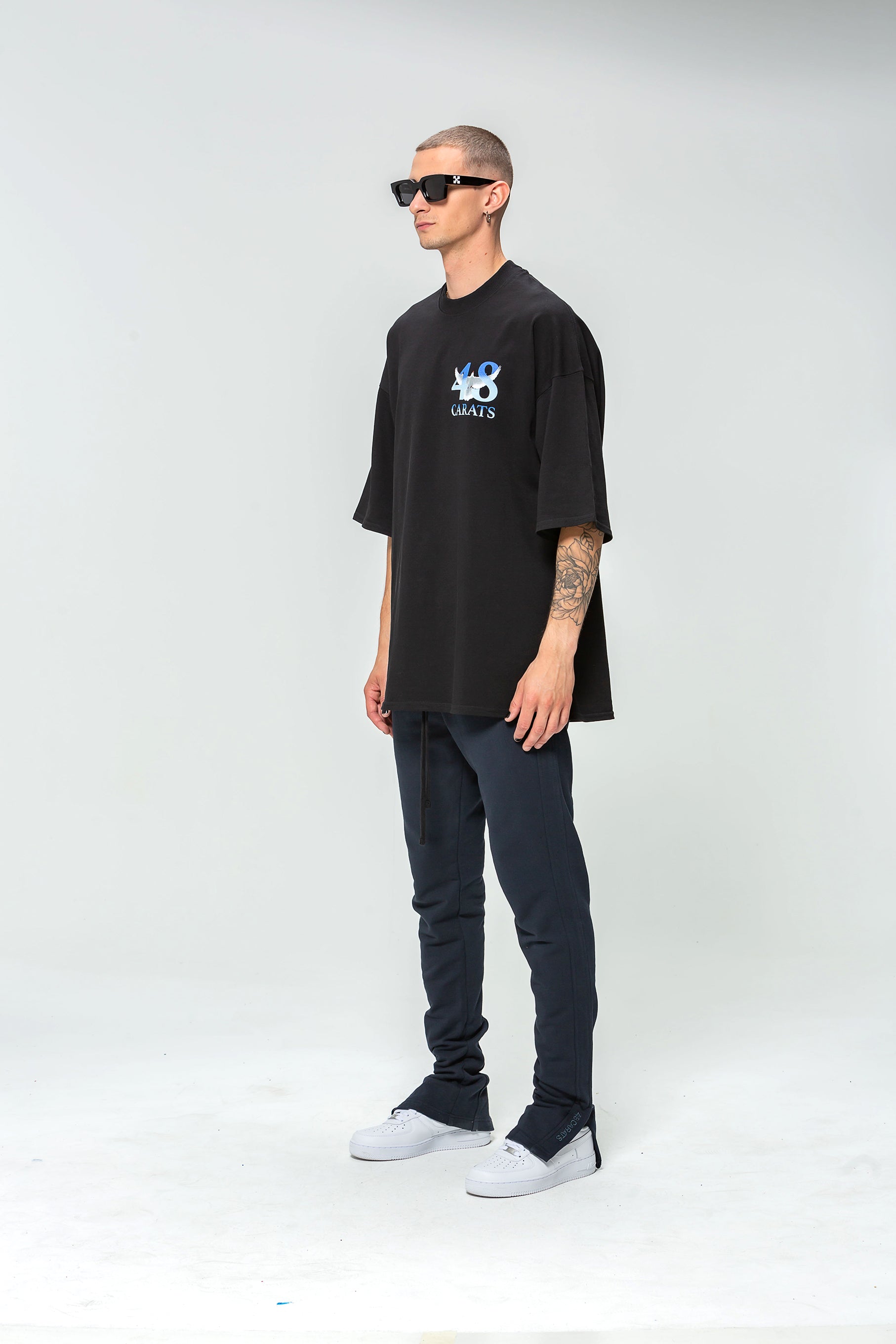 Oversized Black Freedom T-shirt