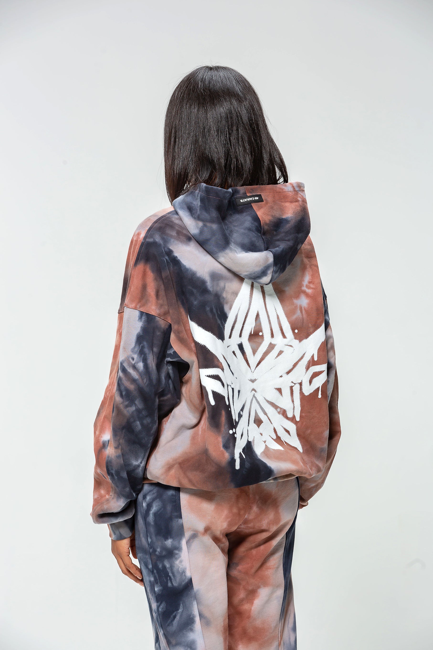 Diamond Logo Tie and Dye Hoodie