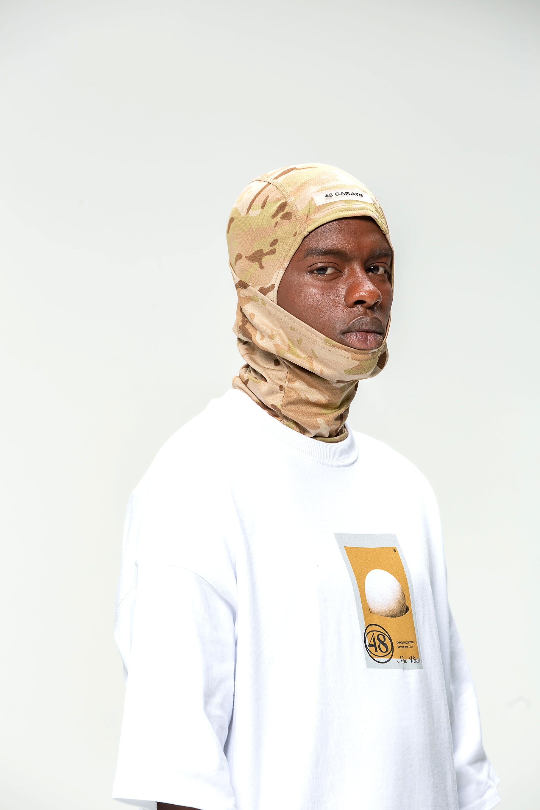 White Oversized T-shirt 48 Carats Summer 2030
