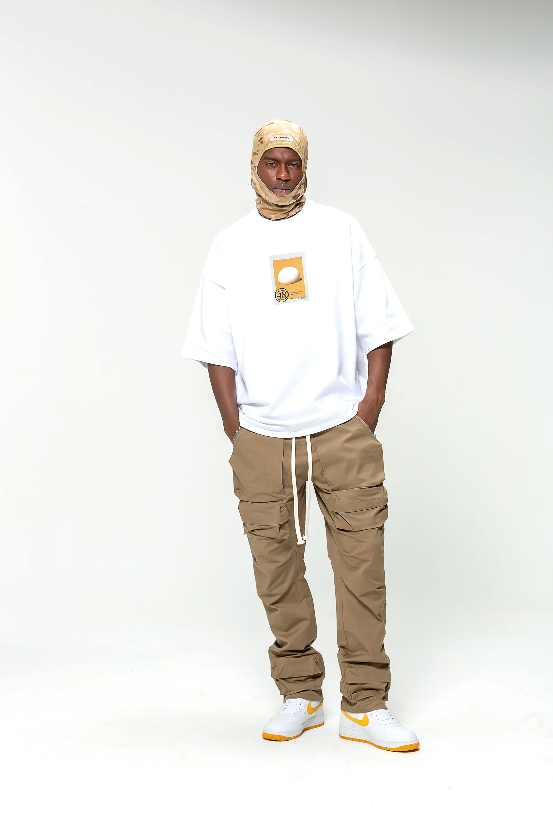 White Oversized T-shirt 48 Carats Summer 2030