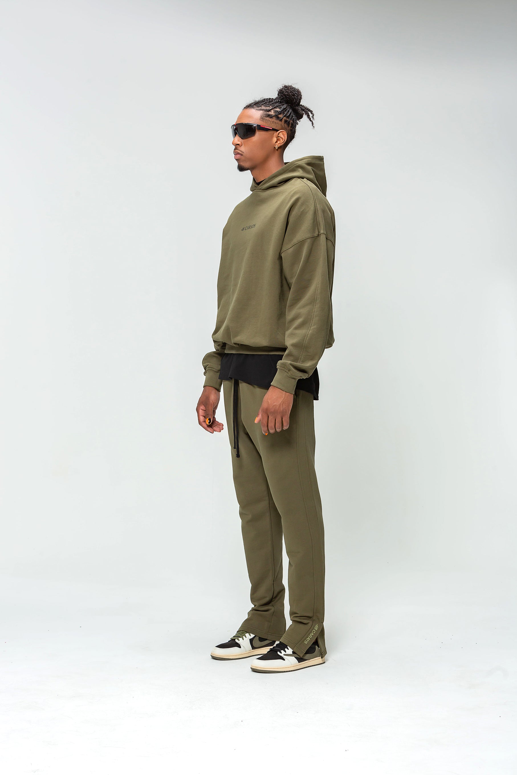 Diamond Logo Khaki Hoodie