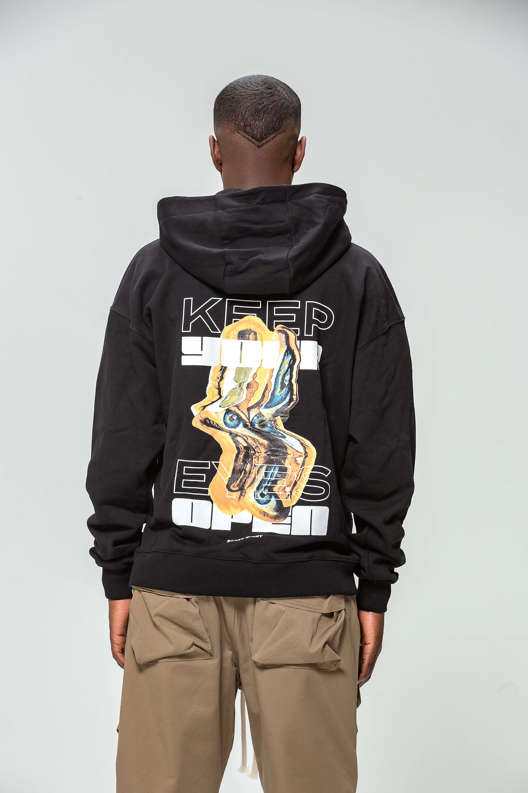 Keep Your Eyes Black Hoodie
