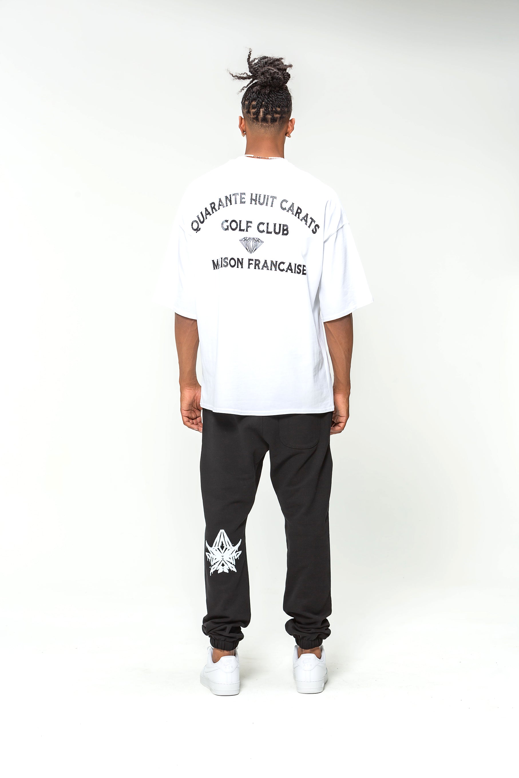 48 Carat Oversized T-Shirt - Golf Club Elegance Print