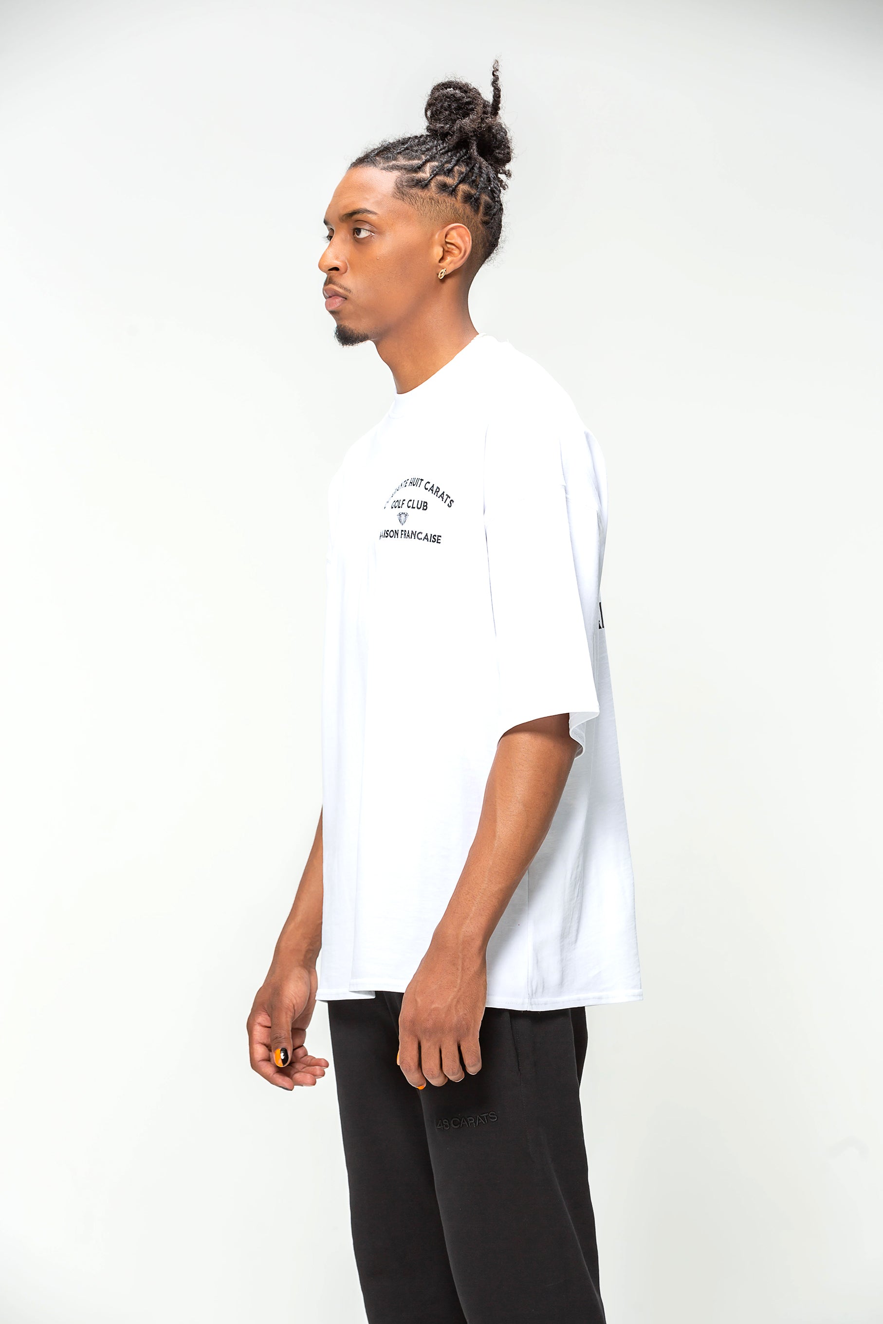 48 Carat Oversized T-Shirt - Golf Club Elegance Print